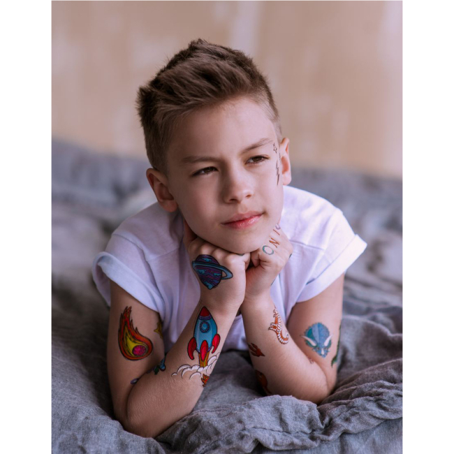 Косметика - Набор тату для тела Arley Sign Космическое путешествие (1320)#5