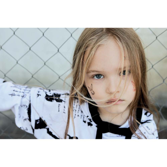 Косметика - Набор тату для тела Arley Sign Черно красная эклектика (1412)#3