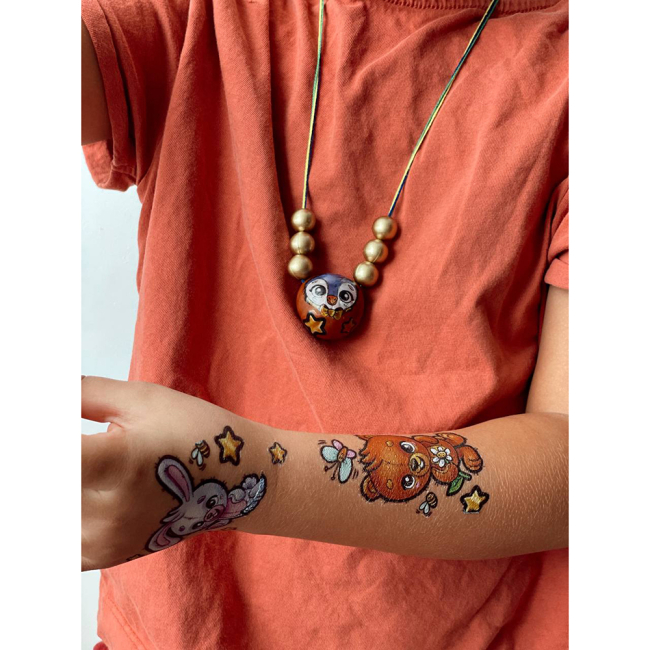 Косметика - Набір тату для тіла Arley Sign Плюшеві звірята (1505)#5