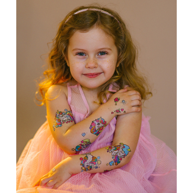 Косметика - Набор тату для тела Arley Sign Радужные единороги (1506)#3