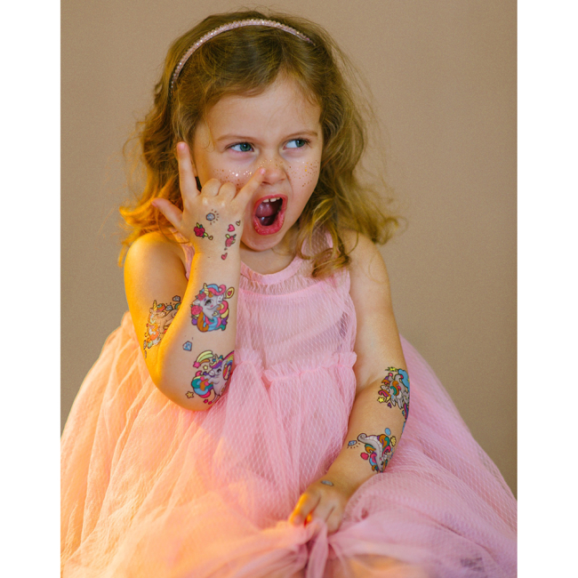 Косметика - Набор тату для тела Arley Sign Радужные единороги (1506)#4