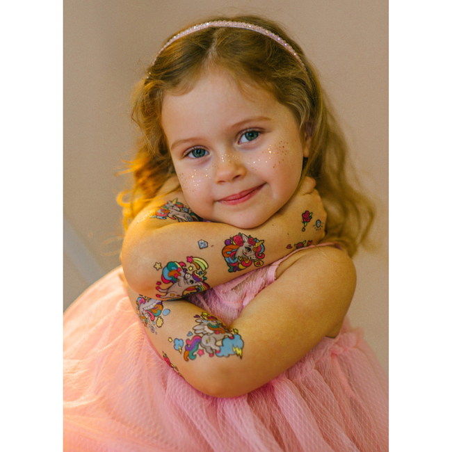 Косметика - Набор тату для тела Arley Sign Радужные единороги (1506)#5