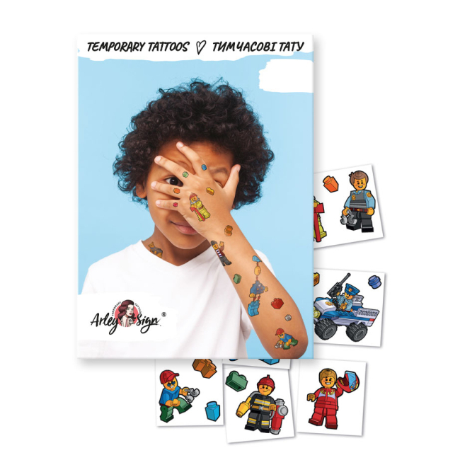 Косметика - Набор тату для тела Arley Sign Конструктор (1601)#2