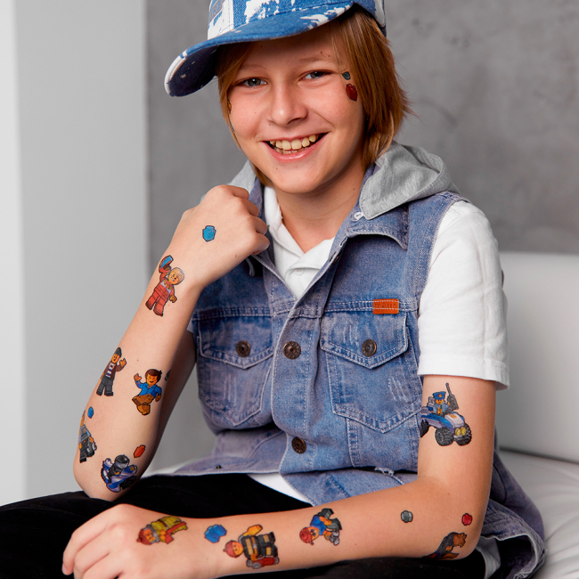 Косметика - Набор тату для тела Arley Sign Конструктор (1601)#5