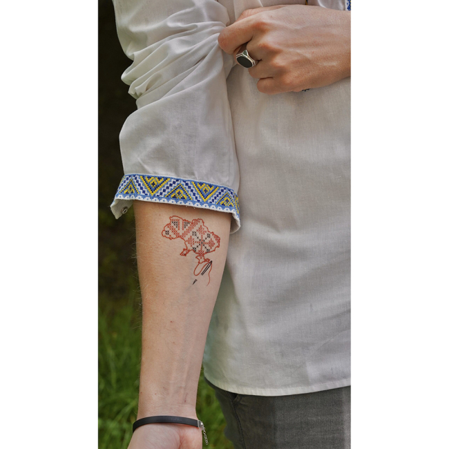 Косметика - Набір тату для тіла Arley Sign Червона калина (1622)#3