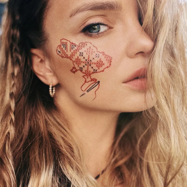 Косметика - Набір тату для тіла Arley Sign Червона калина (1622)#7