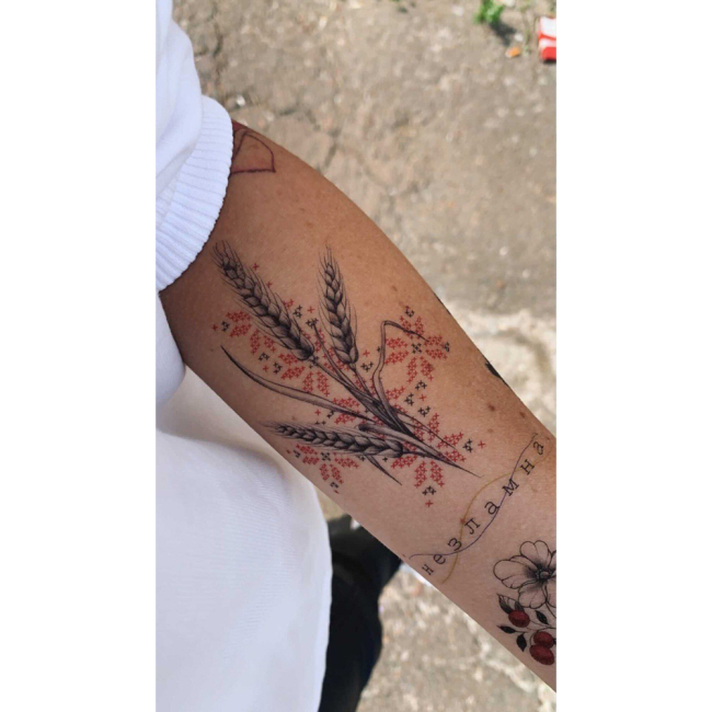 Косметика - Набір тату для тіла Arley Sign Червона калина (1622)#8