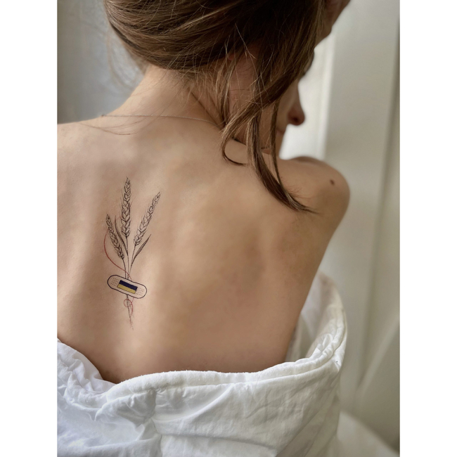 Косметика - Набір тату для тіла Arley Sign Українська весна (1624)#4