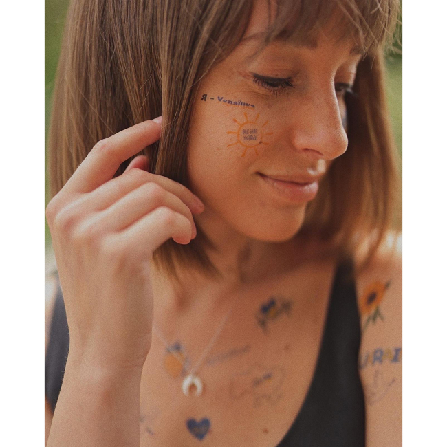 Косметика - Набір тату для тіла Arley Sign Паляниця (1625)#5