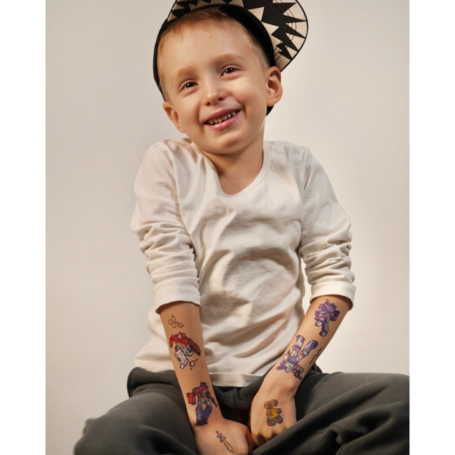 Косметика - Набор тату для тела Arley Sign Роботы (1708)#3