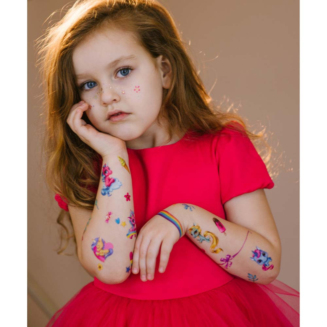 Косметика - Набор тату для тела Arley Sign Сладкие единорожки (1724)#4