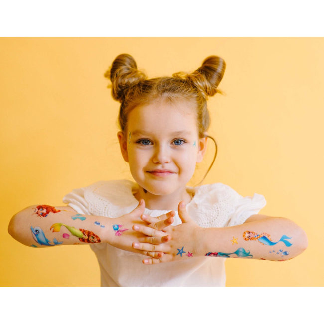 Косметика - Набор тату для тела Arley Sign Русалочки (1802)#5