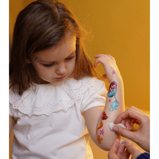 Косметика - Набор тату для тела Arley Sign Русалочки (1802)#6