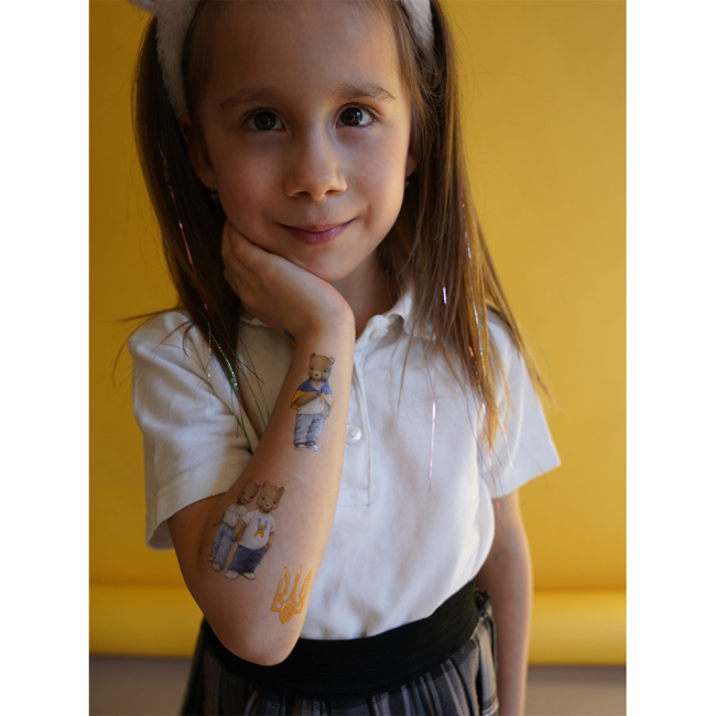 Косметика - Набір тату для тіла Arley Sign Brave bear by Gidnist (1803)#3