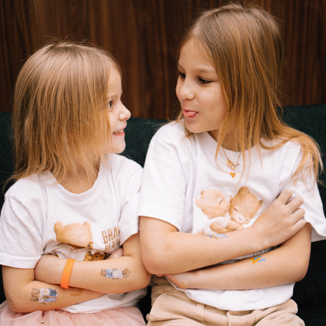 Косметика - Набір тату для тіла Arley Sign Brave bear by Gidnist (1803)#5