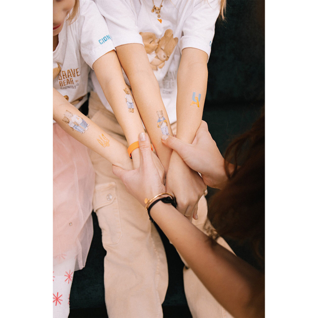 Косметика - Набір тату для тіла Arley Sign Brave bear by Gidnist (1803)#6