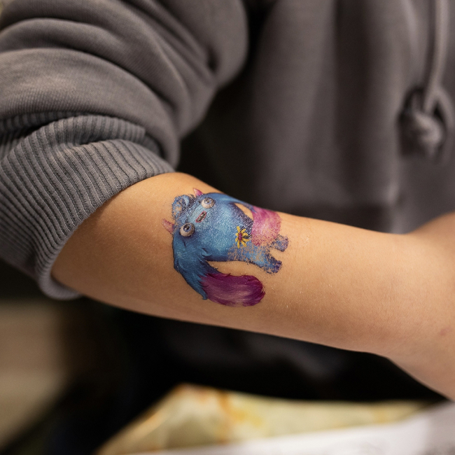 Косметика - Набір тату для тіла Arley Sign Казкові монстрики (1812)#3