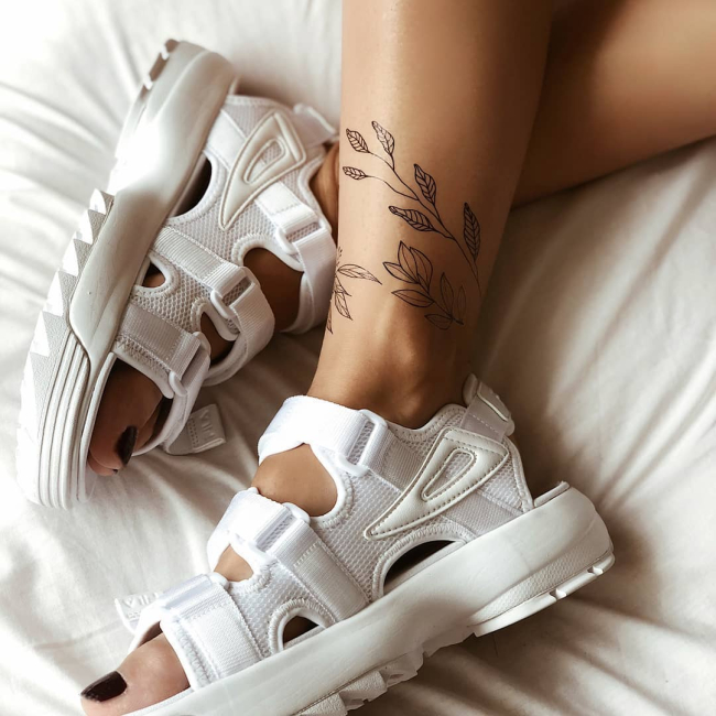 Косметика - Набір тату для тіла Arley Sign Сет чорних гілочок (4002)#4