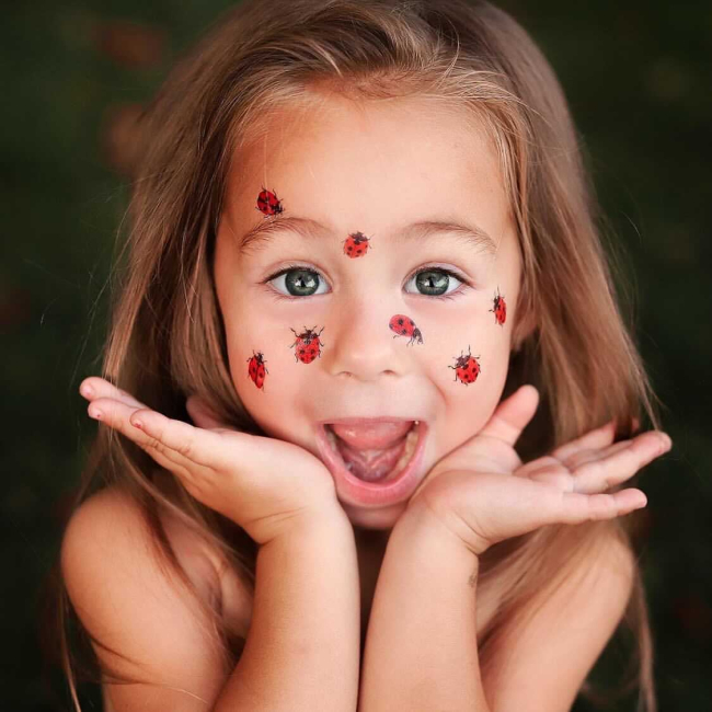 Косметика - Набор тату для тела Arley Sign Божьи коровки (1120s)#6