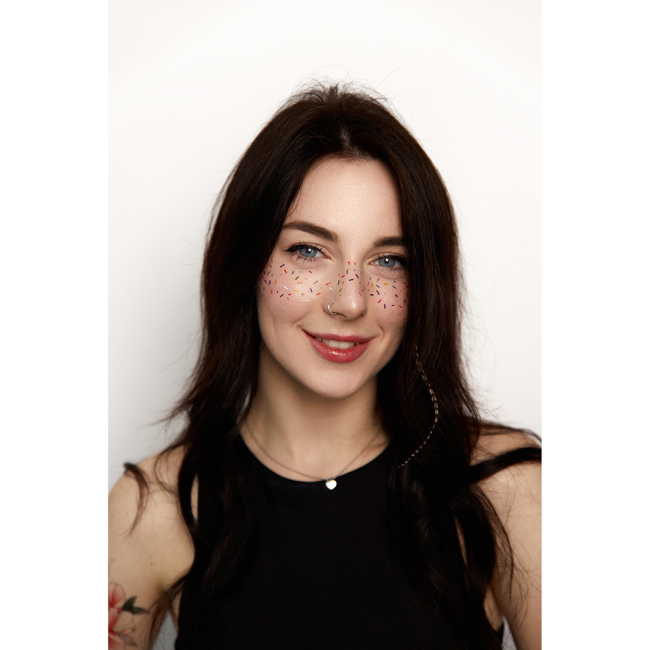 Косметика - Набор тату для тела Arley Sign Конфети веснушки (1203s)#4