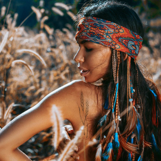 Косметика - Набір тату для тіла Arley Sign Колоски (1306s)#4