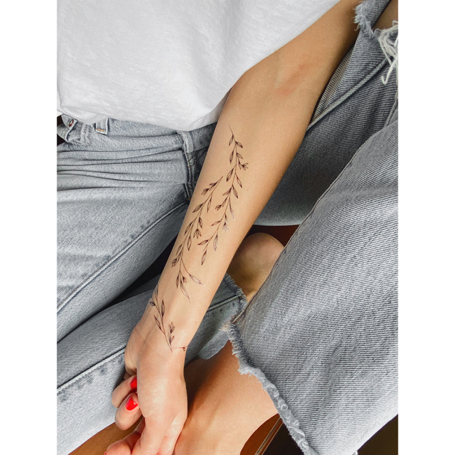 Косметика - Набір тату для тіла Arley Sign Гілочки (1409s)#3