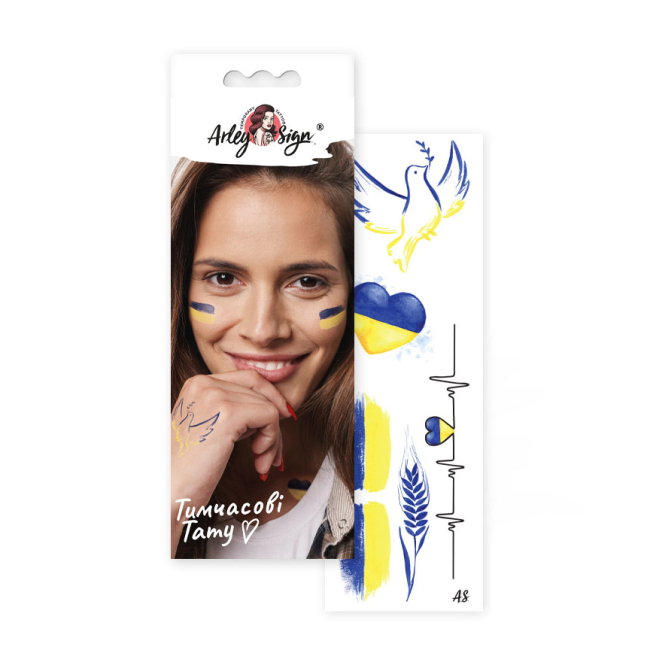 Косметика - Набор тату для тела Arley Sign Украина (7006s)#2