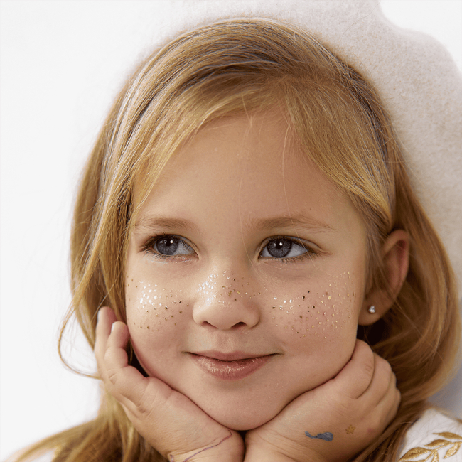 Косметика - Набор тату для тела Arley Sign Золотые веснушки одинарные (9003s)#3