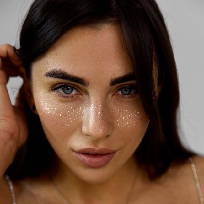 Косметика - Набор тату для тела Arley Sign Серебряные веснушки одинарные (9024s)#4