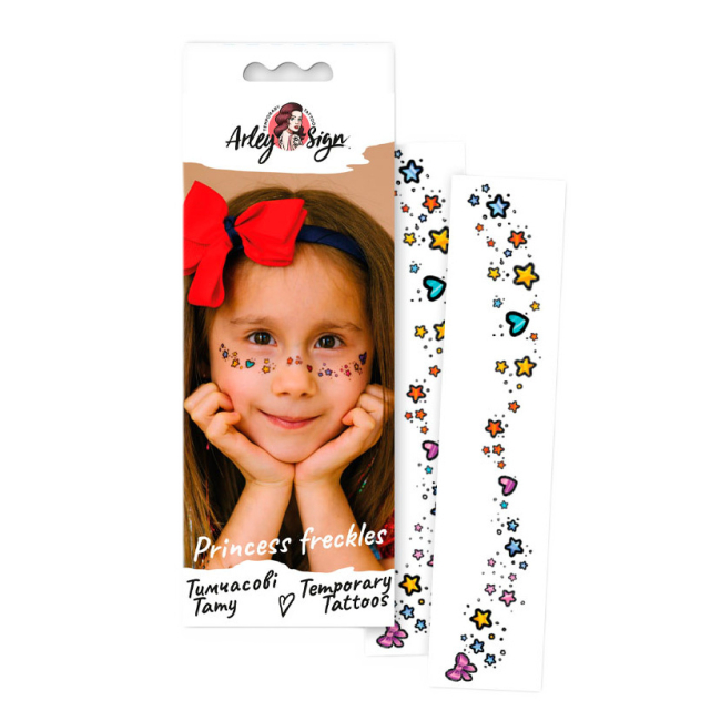 Косметика - Набір тату для тіла Arley Sign Дитячі зіркові веснянки (2101)#2
