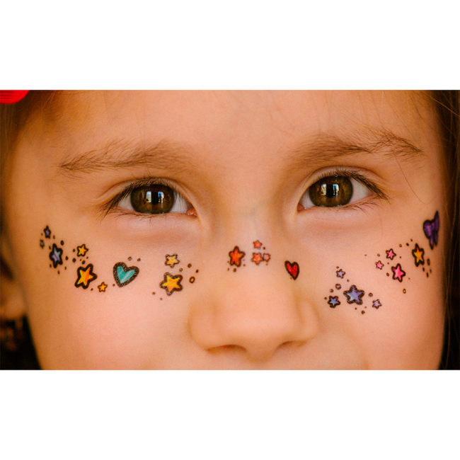 Косметика - Набір тату для тіла Arley Sign Дитячі зіркові веснянки (2101)#3