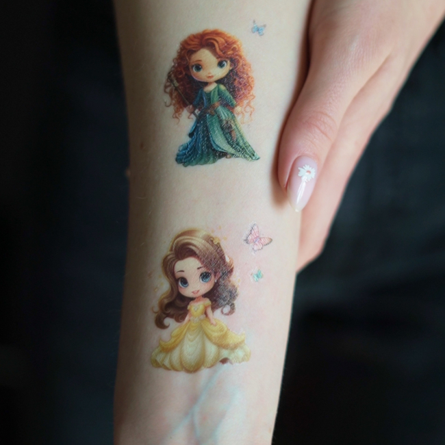 Косметика - Набор тату для тела Arley Sign Маленькие принцессы (2105)#2