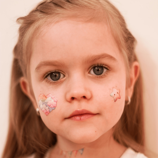 Косметика - Набір тату для тіла Arley Sign Акварельні єдинороги (2117)#4