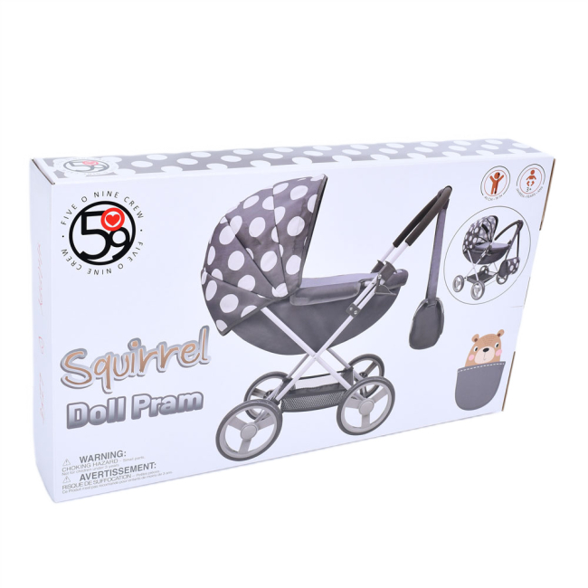 Транспорт і улюбленці - Візочок Honzhi toys Класика сірий (T725035)#2