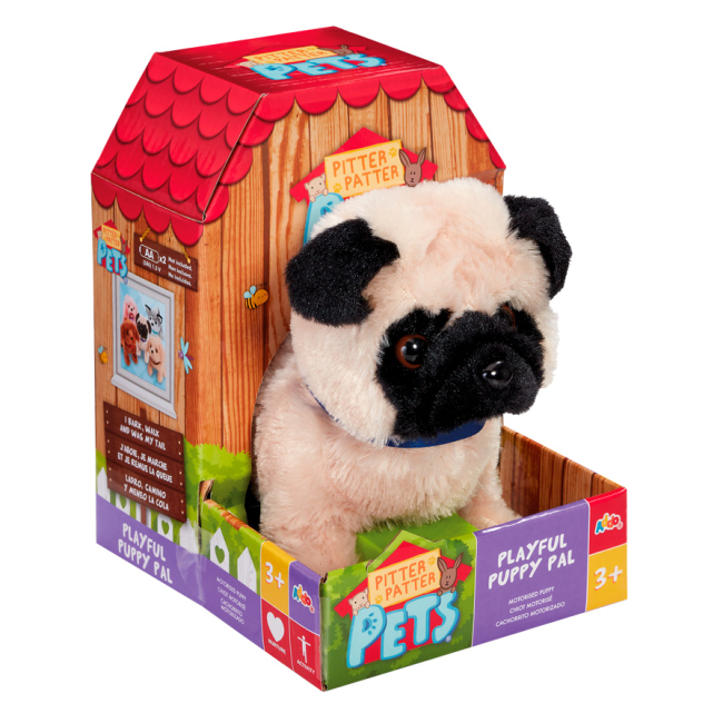 Мягкие животные - Интерактивная игрушка Addo Щенок мопс (315-11136-B/5)#2