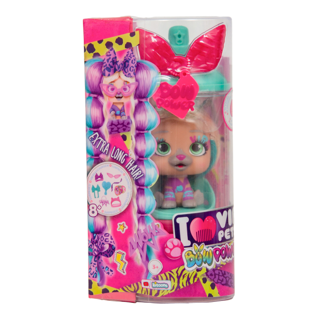 Фигурки животных - Игровая фигурка IMC toys VIP Pets Модный любимец S6 Bow power Ким (714793)#7