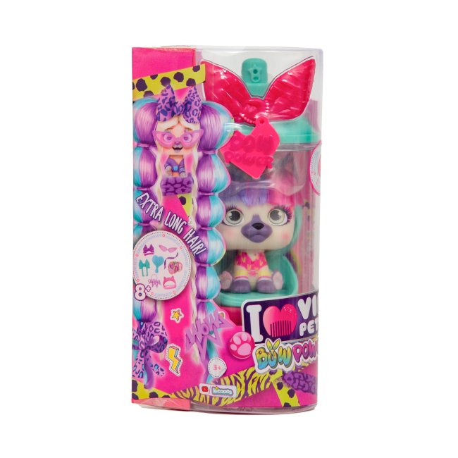 Фігурки тварин - Ігрова фігурка IMC toys VIP Pets Модний улюбленець S6 Bow power Натті (714809)#7