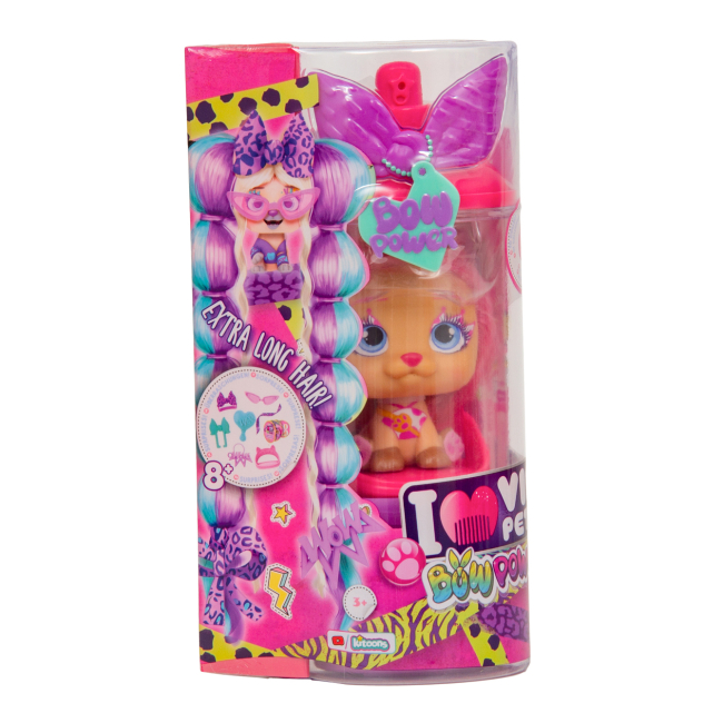 Фигурки животных - Игровая фигурка IMC toys VIP Pets Модный любимец S6 Bow power Шиара (714816)#7