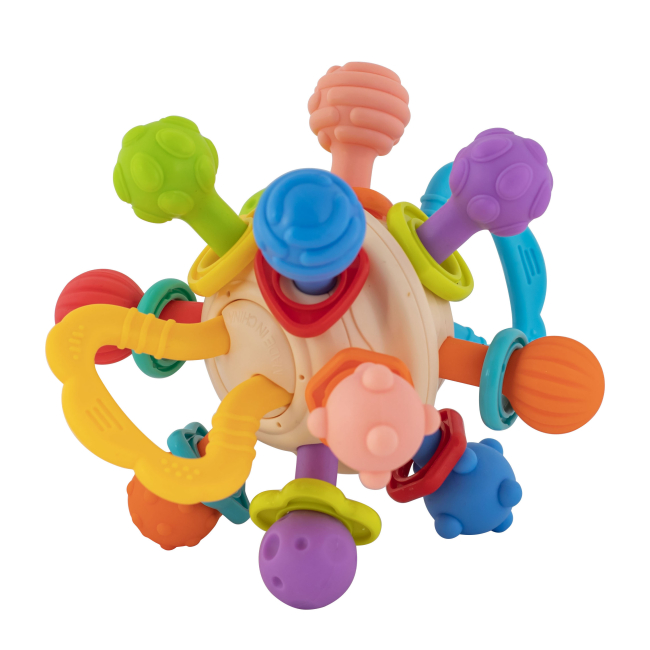 Развивающие игрушки - Развивающая игрушка Baby Team Сенсорный мячик (8451)#2