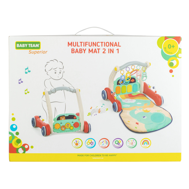 Развивающие коврики - Коврик Baby Team Многофункциональный 2 в 1 (8590)#6