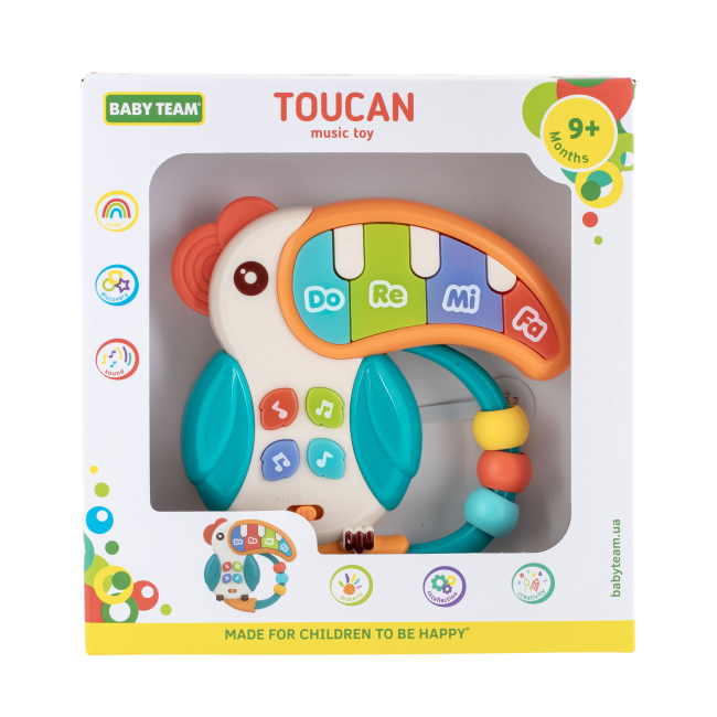 Розвивальні іграшки - Музична іграшка Baby Team Тукан (8646)#3