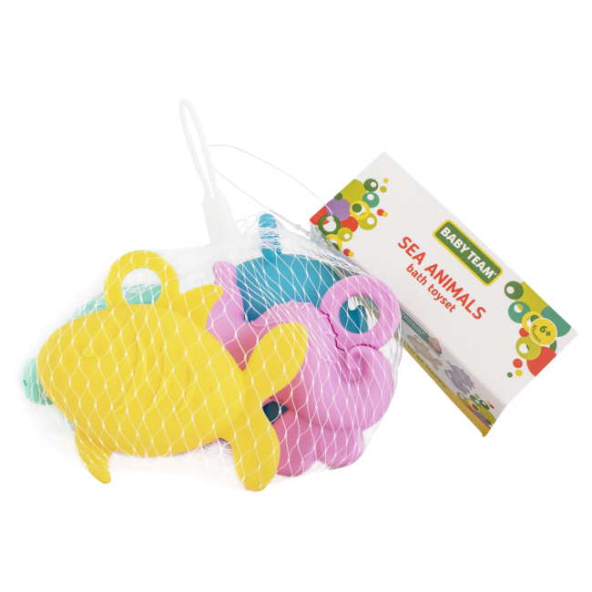Игрушки для ванны - Игровой набор для ванной Baby Team Морские обитатели (9060)#3