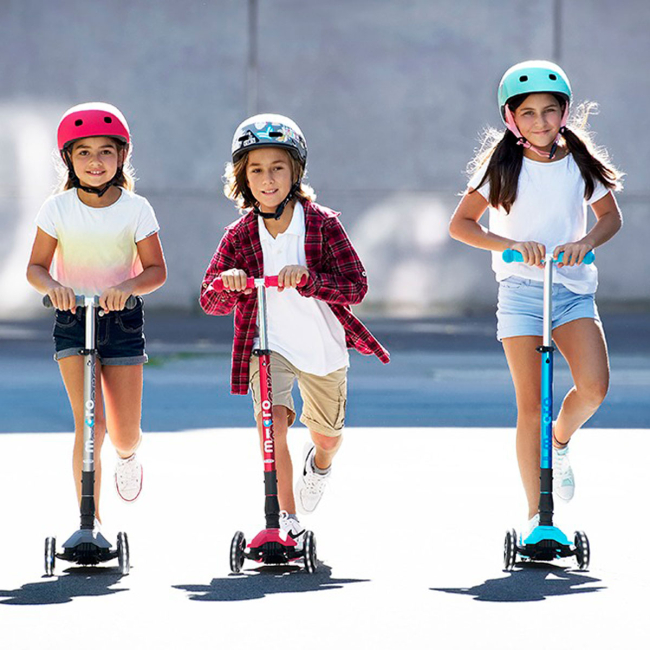 Самокати - Самокат Micro Mini Deluxe LED складний вулканічний сірий (MMD094)#6