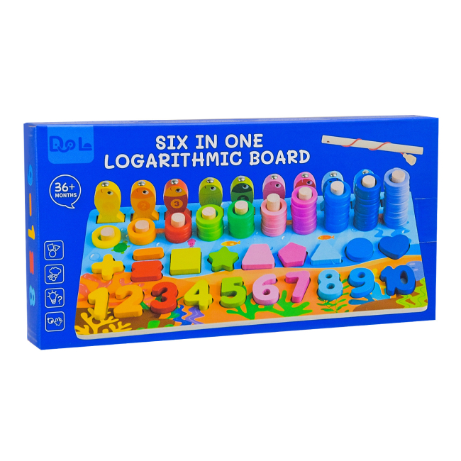 Развивающие игрушки - Деревянный сортер Shantou Jinxing математический (WD13009)#2