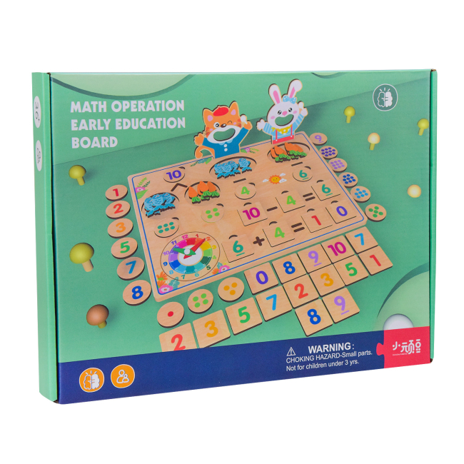 Развивающие игрушки - Деревянный сортер Shantou Jinxing математический (WD13018)#2