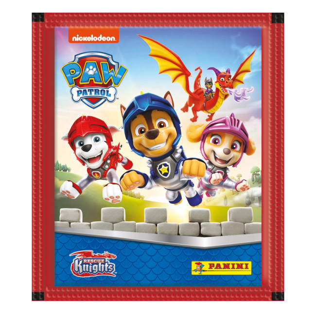 Наборы для творчества - Набор наклеек Panini Щенячий патруль Рыцари 50 пакетиков (8018190029918)#2