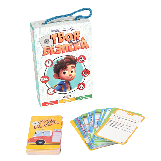 Настільні ігри - Настільна гра Strateg Твоя безпека (30113)#2