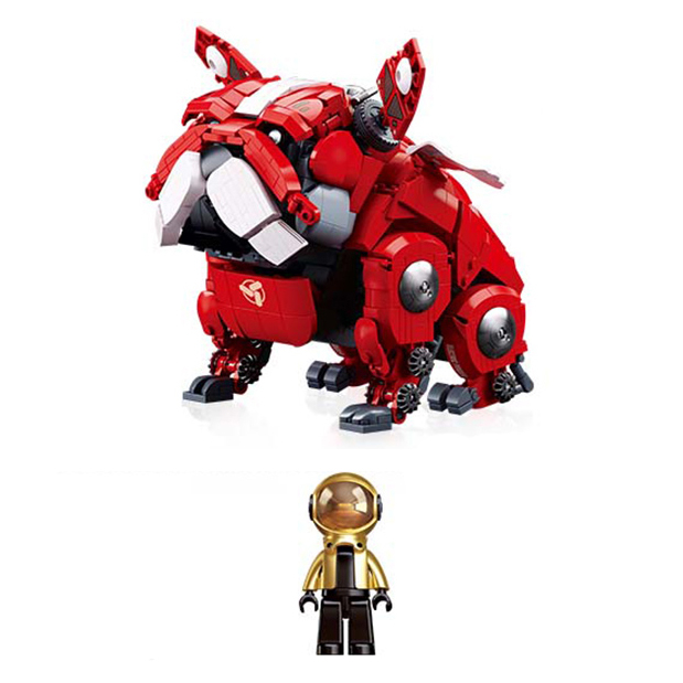 Конструкторы с уникальными деталями - Конструктор Sluban Бобот-бульдог 890 деталей (M38-B1112A)#2