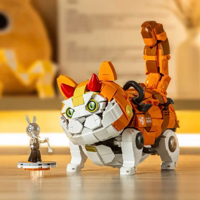 Конструкторы с уникальными деталями - Конструктор Sluban Кот 900 деталей (M38-P8018)#3