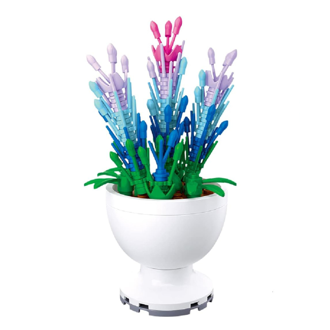 Конструкторы с уникальными деталями - Конструктор Sluban Цветы в горшке Лаванда (M38-B1077/3)#2